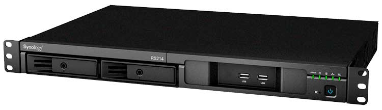 RS214 Synology RackStation - Storage NAS 2 Baias p/HDD SATA