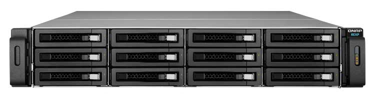 REXP-1210U-RP Qnap - JBOD 12 Bay p/ HDD SATA/SSD