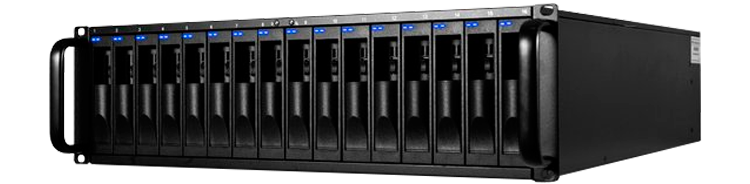 ProAvio RS16FS - Storage fibre channel 16 discos SATA / SAS até 32TB