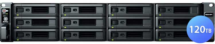 RS2421RP+ 120TB Synology Rackstation - Servidor 2U NAS SATA/SSD