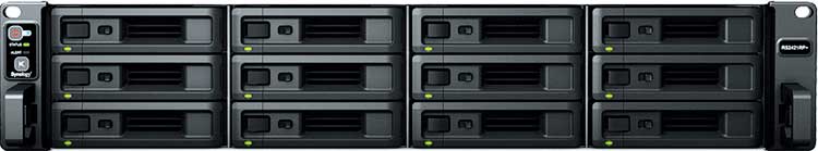 RS2421RP+ Synology Rackstation - Servidor NAS 12 Baias p/ HDD SATA/SSD
