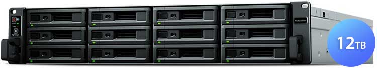 RS3621RPxs 12TB Synology RackStation - Servidor NAS 12 Baias SATA