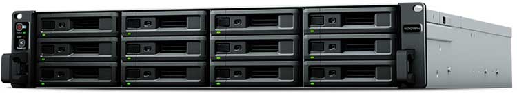 RS3621RPxs Synology RackStation - Servidor NAS 12 Bay p/ HDD SATA/SSD