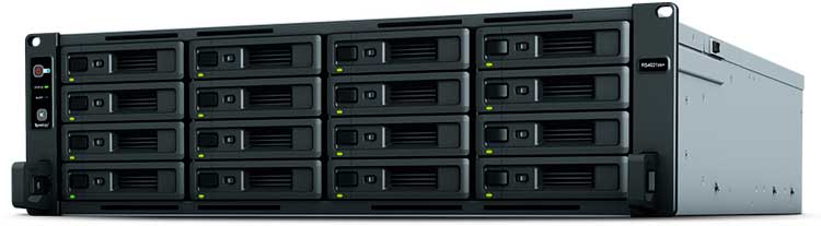 RS4021xs+ RackStation Synology - Storage NAS 16 Baias SATA/SSD