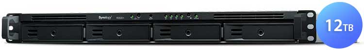 RS820+ 12TB Synology Rackstation - Storage NAS 4 baias rackmount SATA