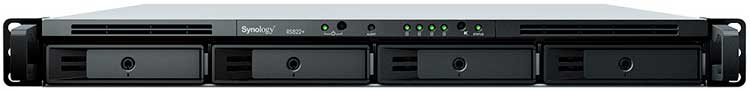 RS822RP+ Synology RackStation - Storage NAS 4 Bay p/ HDD SATA/SSD