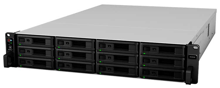 SA3200D Synology Rackmount - Storage NAS 12 Baias até 192TB