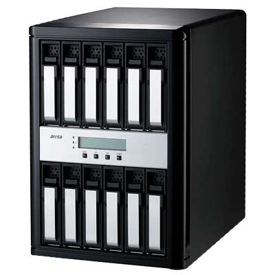 ARC-8042-12 Areca SAS storage 12 baias hot-swappable