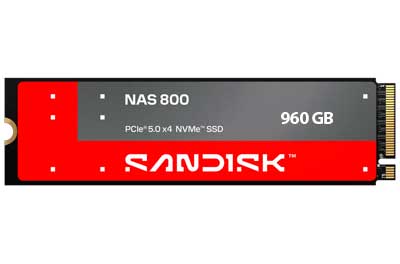 Sandisk SDSNP2960GAN-000E0 - 960GB NAS 800 NVMe SSD
