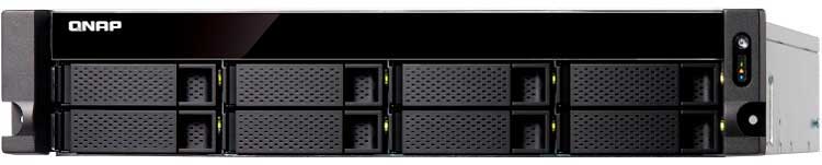 Qnap TS-877XU-RP - Server NAS 2U 8 baias 64TB rackmount SATA/SSD