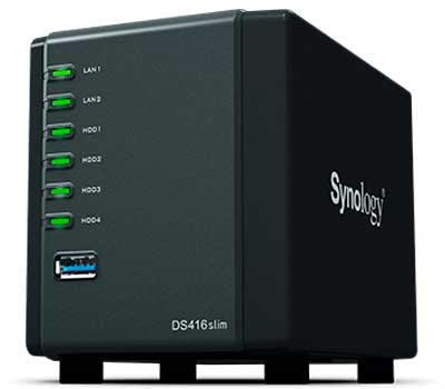 DS416slim Synology DiskStation - Servidor de dados 16TB