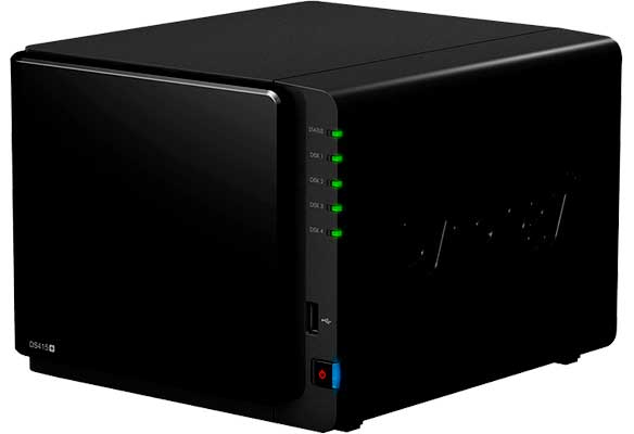 DS415+ Synology DiskStation - Servidor NAS 4 Bay p/ HDD SATA/SSD