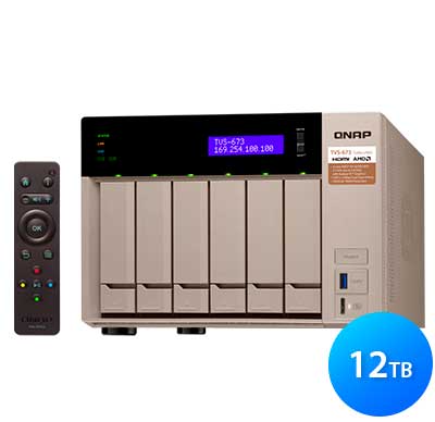 TVS-673 12TB Qnap - Servidor NAS para Backup Corporativo SATA