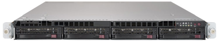 Servidor Rackmount 1U Supermicro Superserver SYS-6019U-TR4T