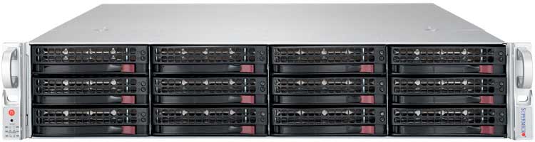 Supermicro 2U Rackmount SSG-6029P-E1CR12H SuperStorage