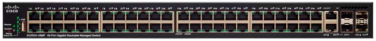 Cisco SG350X-48MP - Switch Gerenciável 48 portas LAN 1G
