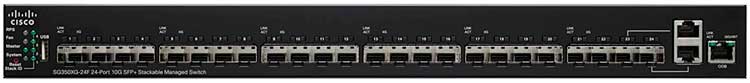 Cisco SG350XG-24F - Switch Gerenciável 24 portas LAN 10G