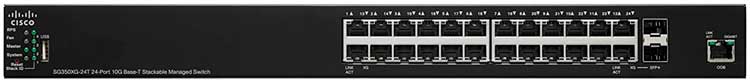 Cisco SG350XG-24T - Switch Gerenciável 24 portas LAN 10G