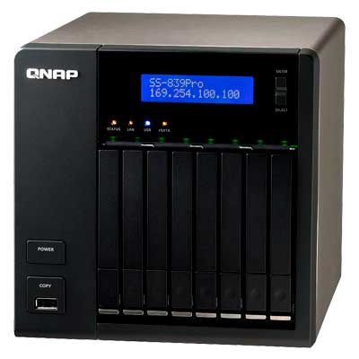 SS-839-PRO - STORAGE 8 HDs SS-839 PRO - STORAGE NAS SS-839-PRO