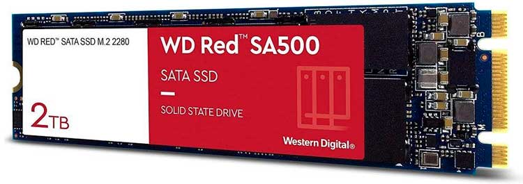 WDS200T1R0B WD Red - SSD 2TB SATA M.2 para NAS