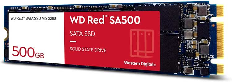 WDS500G1R0B WD Red - SSD 500GB SATA M.2 para NAS