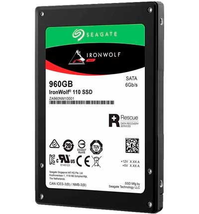 IronWolf 110 960GB - SSD SATA 6 Gb/s - Seagate ZA960NM10001