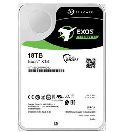 Exos X18 ST18000NM000J - Seagate HD 18TB enterprise SATA 6Gb/s