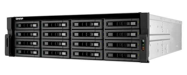 16 Bay Storage 16 Discos Rígidos até 96TB SATA Qnap 