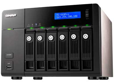 Storage 30TB - Servidor NAS 6 Baias SATA Qnap