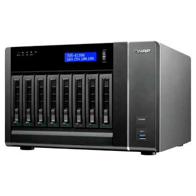 Storage 32TB NAS 8 baias SATA TVS-EC880 Qnap