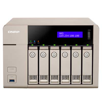 TVS-663 Qnap - Storage 36TB 6 bay NAS para discos SATA