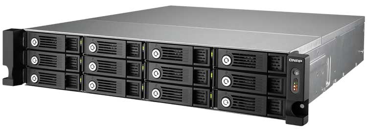 12-Bay NAS storage TS-1269U-RP 36TB Qnap