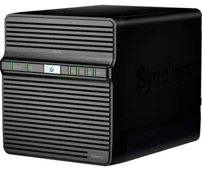 DS418j Synology Diskstation - Storage NAS 4 Bay até 40TB