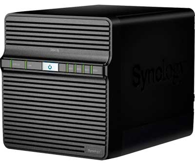 DS418j Synology Diskstation - Storage NAS 4 Bay p/ HDD SATA