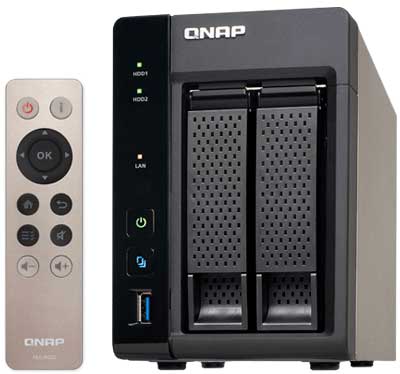 TS-253A Qnap - Storage NAS 6TB 2 baias SATA e expansível até 36TB