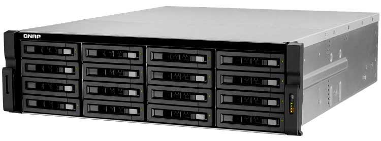 Rackmount Storage 80TB NAS para Hard Disks SATA Qnap