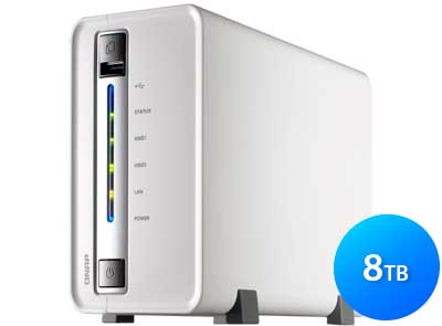 Storage 8TB Qnap - Storage NAS de 2 Baias para discos SATA