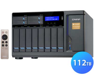 Qnap TVS-1282T 112TB - Storage DAS 8 baias