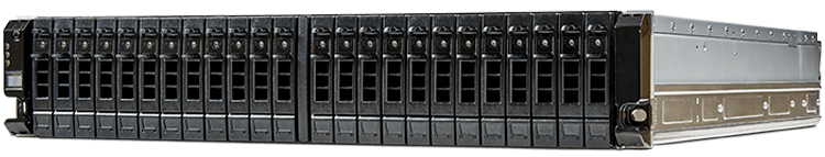 Storage Exos X 2U24 iSCSI, FC ou SAS p/ HDD SFF 50 TB Seagate