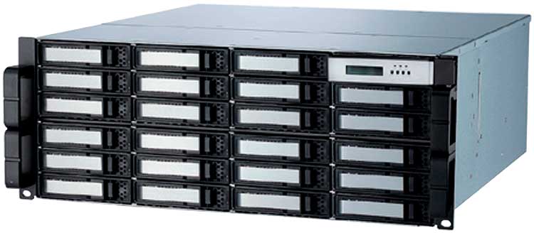 ARC-7124MS-HR4 Areca - Storage iSCSI rackmount 24 baias