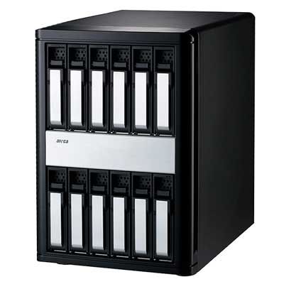 ARC-4038-12 Areca - Storage JBOD p/ 12 Hard Disks SATA/SAS até 144TB
