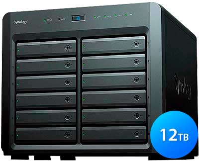 12 Bay NAS DS2415+ 12TB Synology DiskStation