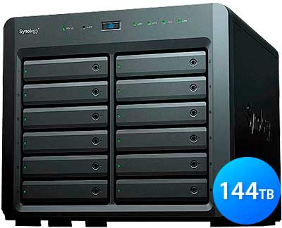 DS2415+ 144TB Synology - 12 Bay NAS DiskStation SATA