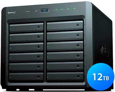 DS2419+ 12TB Synology - Storage NAS 12 baias Diskstation