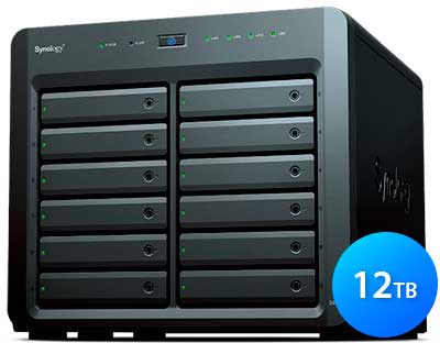 DS3617xs 12TB Synology - Storage NAS 12 Baias Diskstation SATA