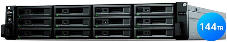 RS18017xs+ 144TB Synology - Server NAS 12 Bay Rackstation SATA 