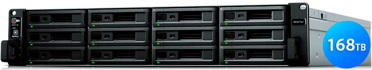 Synology RackStation RS3617xs+ Storage NAS 168TB