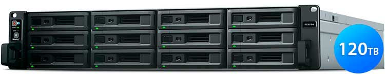 RS3618xs Synology Rackstation - Storage NAS 12 Baias até 120TB