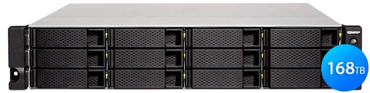 TS-1231XU Qnap - Servidor NAS para backup 168TB