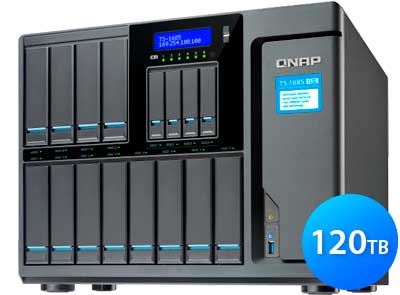 TS-1685 Qnap 120TB - Storage NAS 12 baias